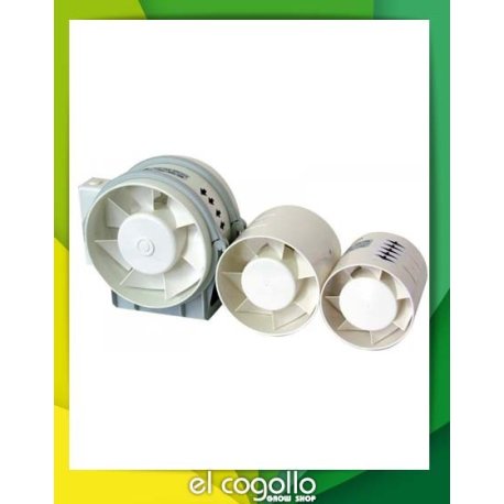 Extractor en linea 100 mm (98 m3/h)