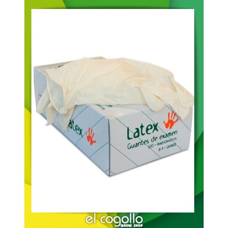 Guantes Látex talla G (100 unidades)