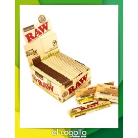 Papel Raw Organic 1 ¼ para liar cigarros de marihuana