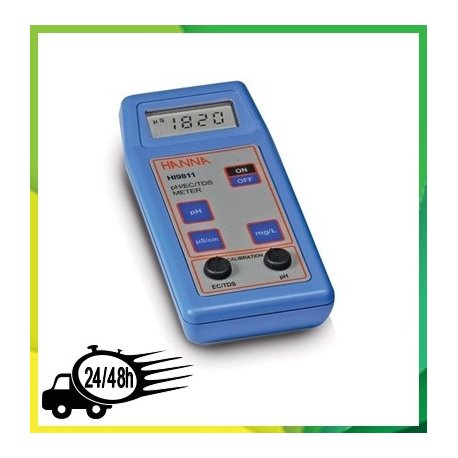 Medidor de PH y EC HI 9811 de HANNA Portátil