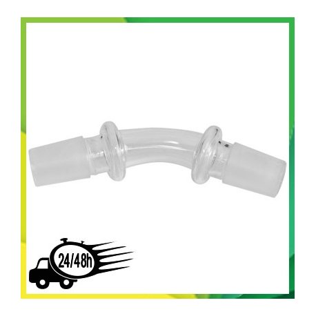 Adaptador Codo Macho Borosilicato