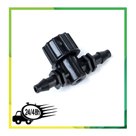 Valvula de paso 6 mm sistemas Autopot