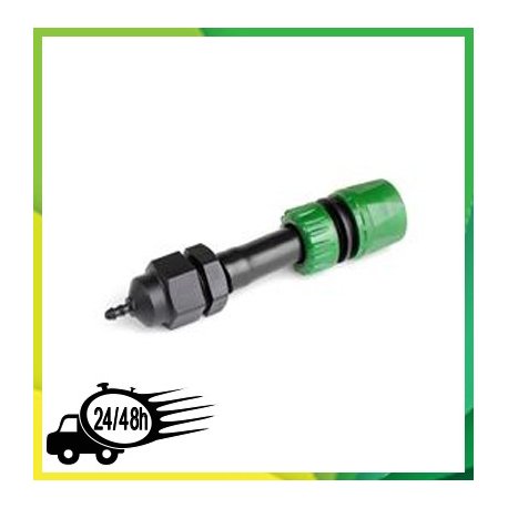 Adaptador rapido a tanque con filtro 16 a 6 mm