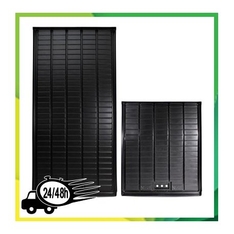 Mesas de cultivo negras VDL con agujero