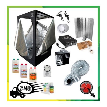 Kit cultivo LEC 315 W con armario ampliable