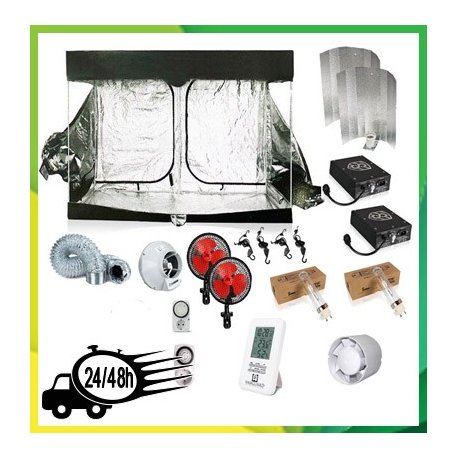 Kit LEC cultivo interior 2,40 x 1,20 x 2,00