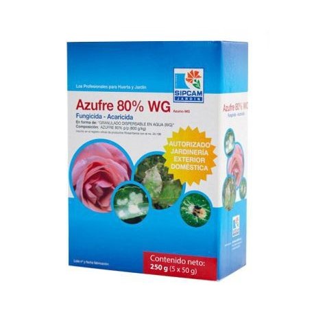 Azufre al 80% WG Sipcam