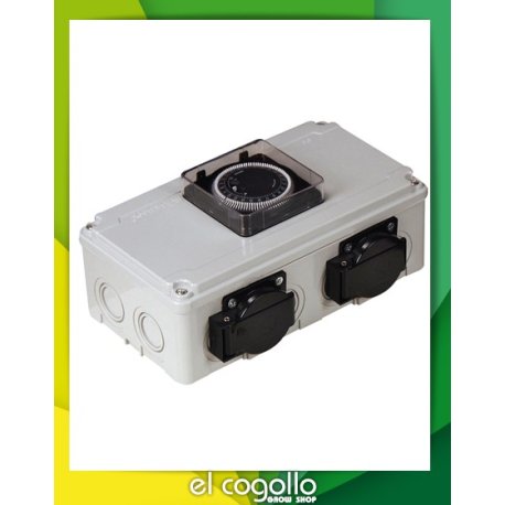 Temporizador 2x600 DV12K+Toma Calefacción