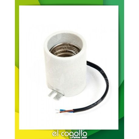 Portalámparas porcelana E40