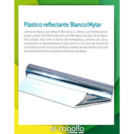 Plástico Blanco/Mylar 100 m.l.