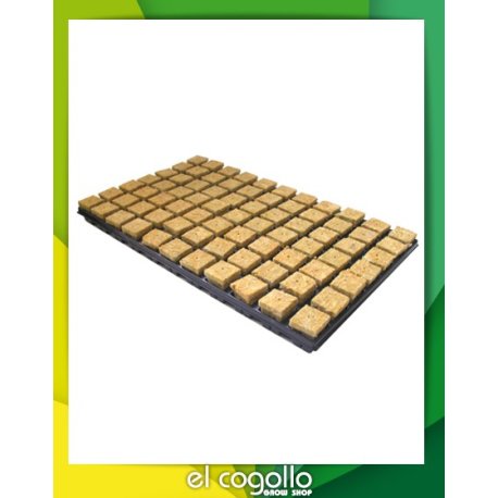 Bandeja lana de roca 35x35x40 cm (77 alv.)