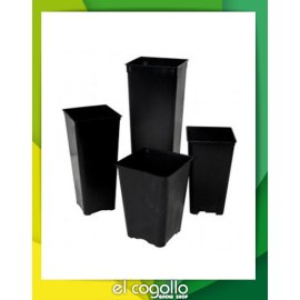 Maceta cuadrada VDL 16 x 9 cm 0,85 L / unidad