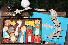 Figuras de Belen de galleta comestible