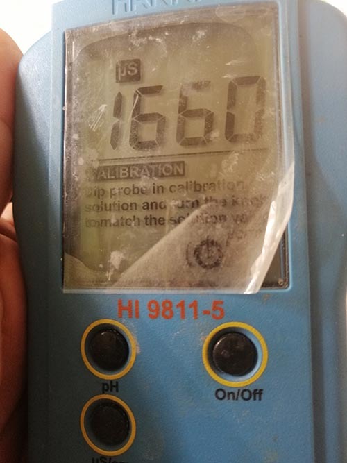 1,66 de Electroconductividad