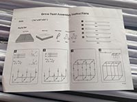 Manual para montar Dark Box 2,4 x 2,4 x 2,00
