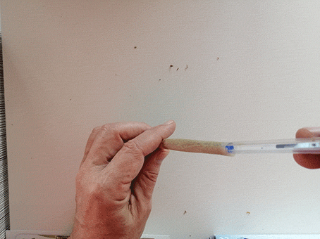 Prensado final con un boli