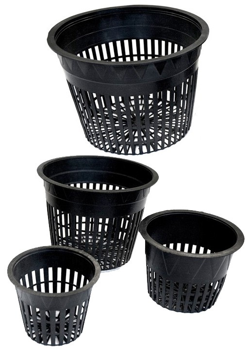 macetas rejila hidroponía