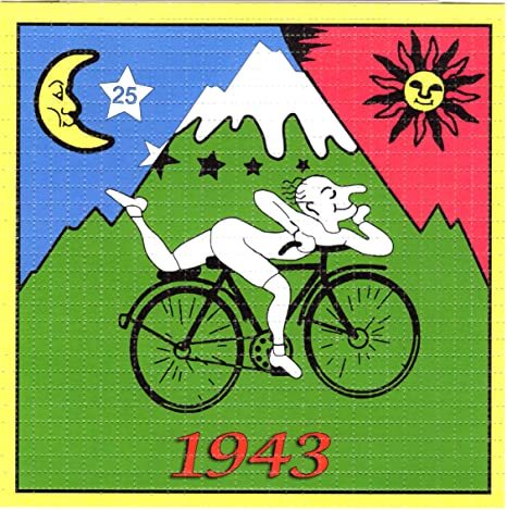 papel secante de LSd bicicleta Hofmann